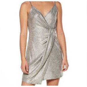 Holiday Dress Silver Size XL